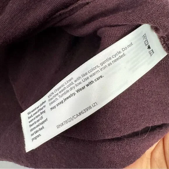 Eileen Fisher tee Size small petite - Picture 3 of 5